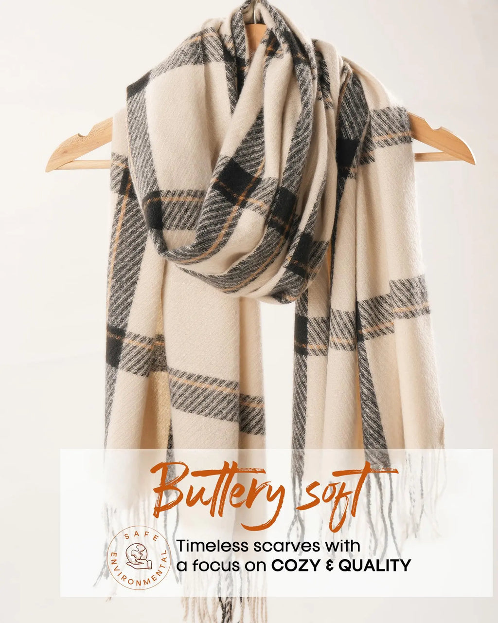 Luxury Cashmere Scarf | Oversized Cashmere Wrap for Women