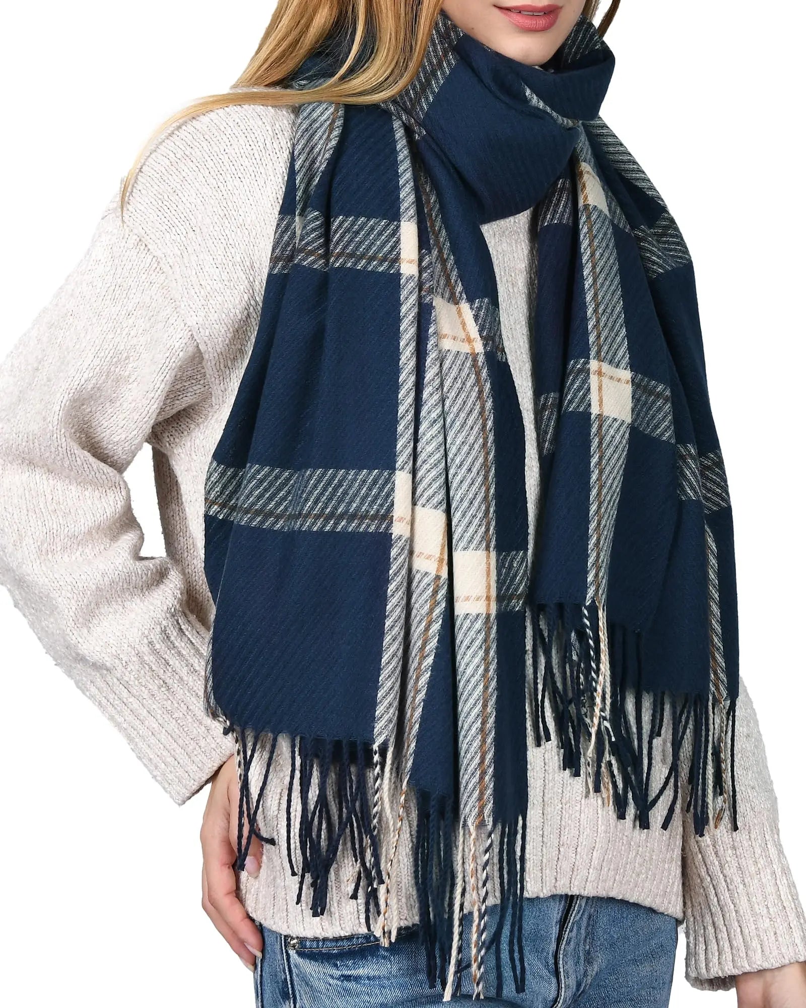 Luxury Cashmere Scarf | Oversized Cashmere Wrap for Women | wool winter scarf