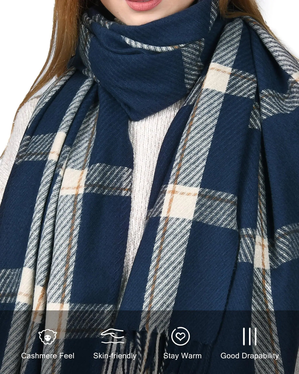 Luxury Cashmere Scarf | Oversized Cashmere Wrap for Women