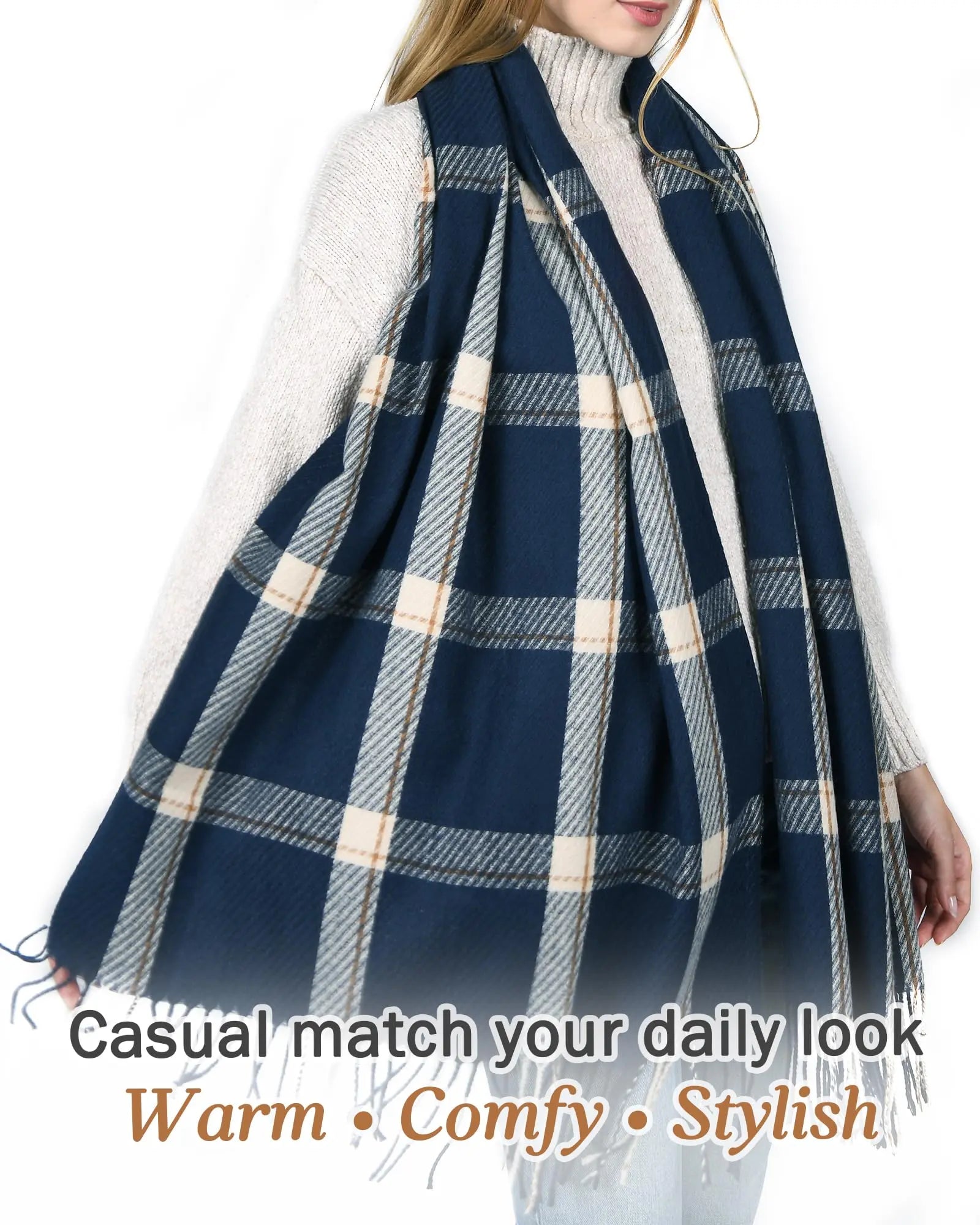 Luxury Cashmere Scarf | Oversized Cashmere Wrap for Women