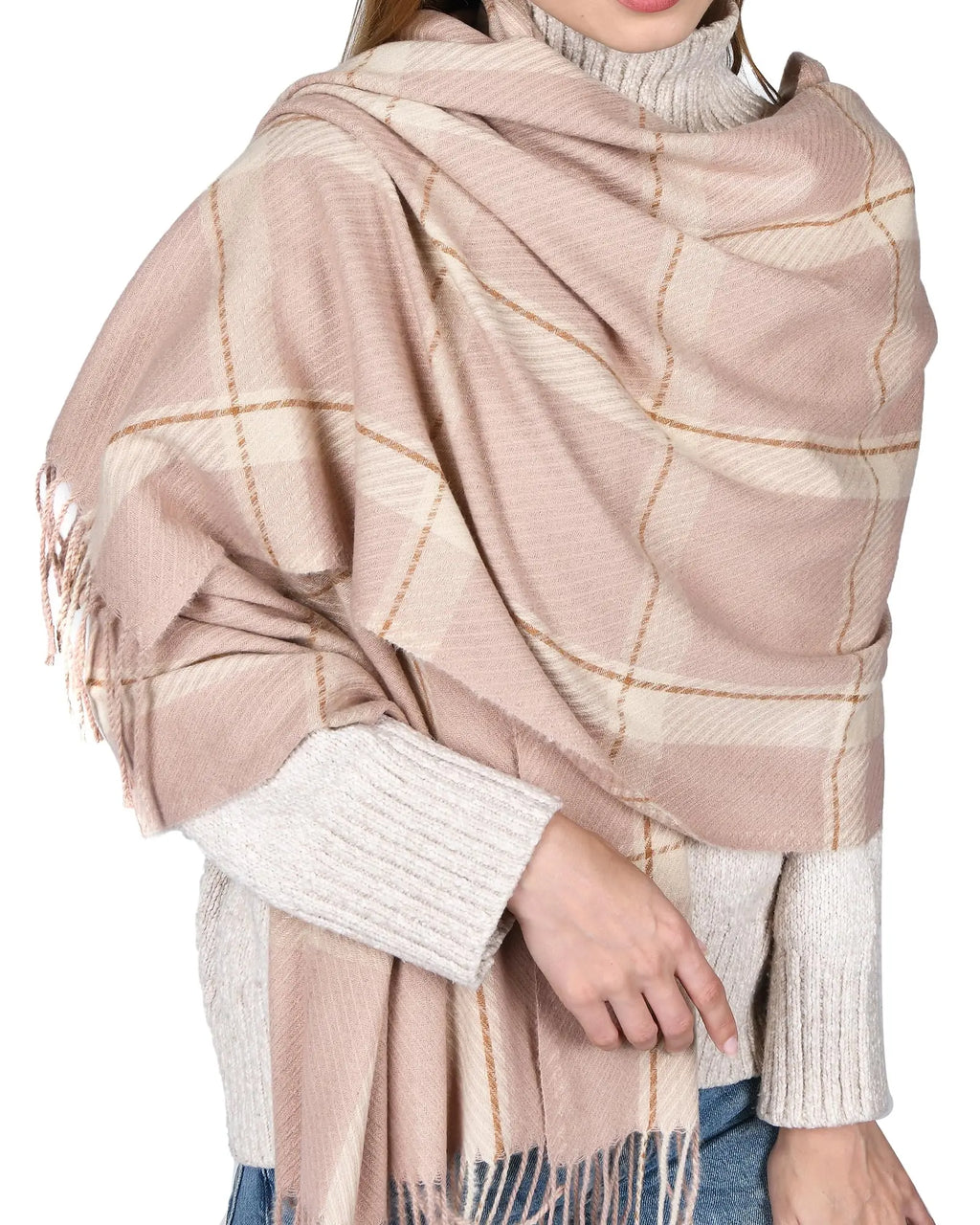 Luxury Cashmere Scarf | Oversized Cashmere Wrap for Women | woolen scarf for winter